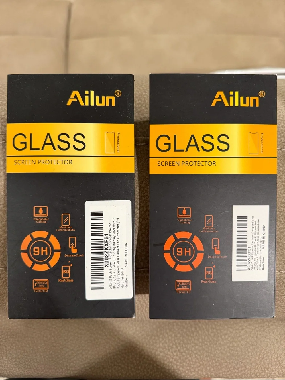 Ailun Glass Screen Protector for iPhone 13 Pro Max- Tempered Glass